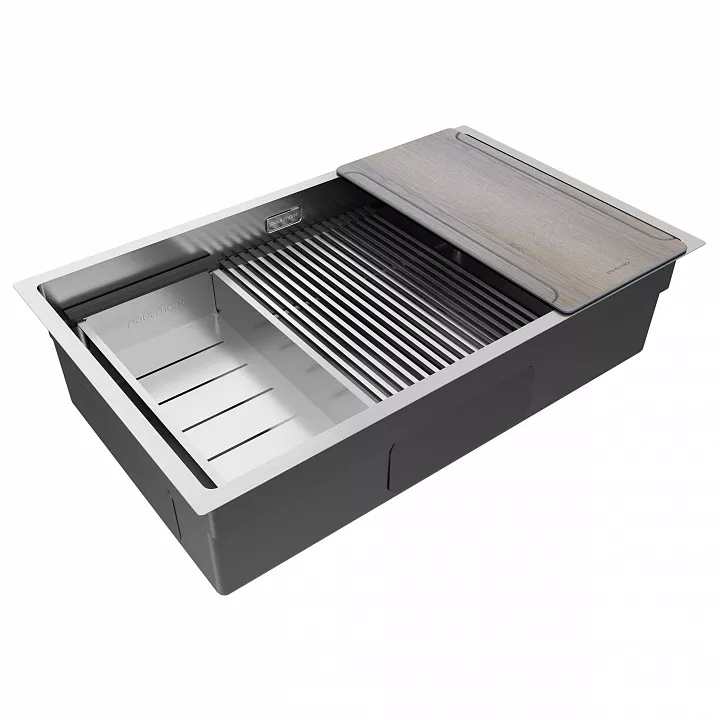 Кухонная мойка Paulmark NEXT-MULTI SINK 74-L UNI BS