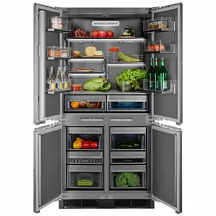 Встраиваемый холодильник-морозильник Cross Door HIBERG S-RFQ 800 B Inverter