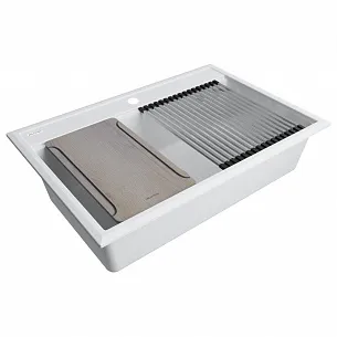 Кухонная мойка Paulmark STEPIA-MULTI SINK 80 WH