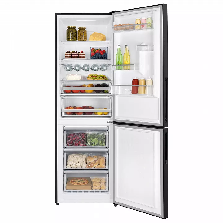 Холодильник-морозильник MAUNFELD MFF185NFBG Matt Inverter