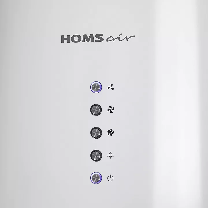 Островная цилиндрическая вытяжка HOMSair ART 1050IS 35 Белый
