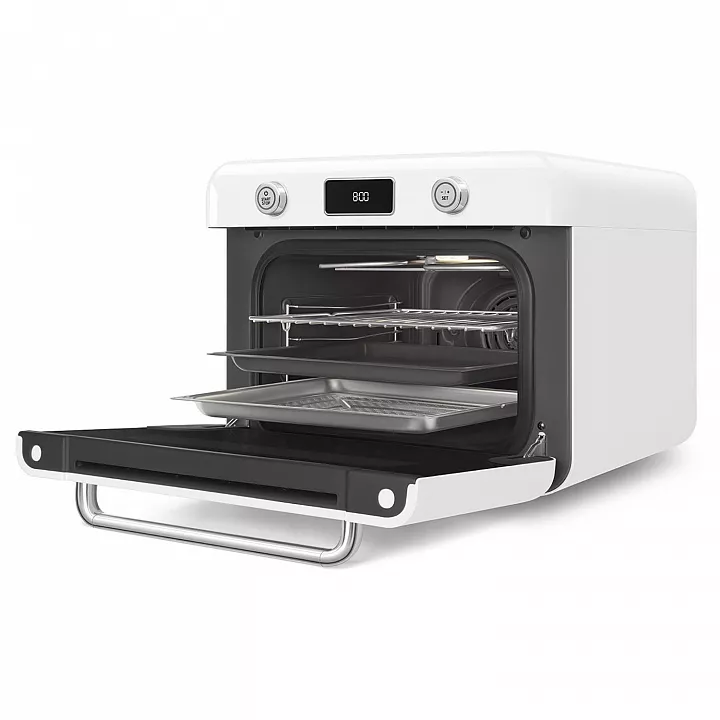 Настольный духовой шкаф с паром SMEG COF01WHEU