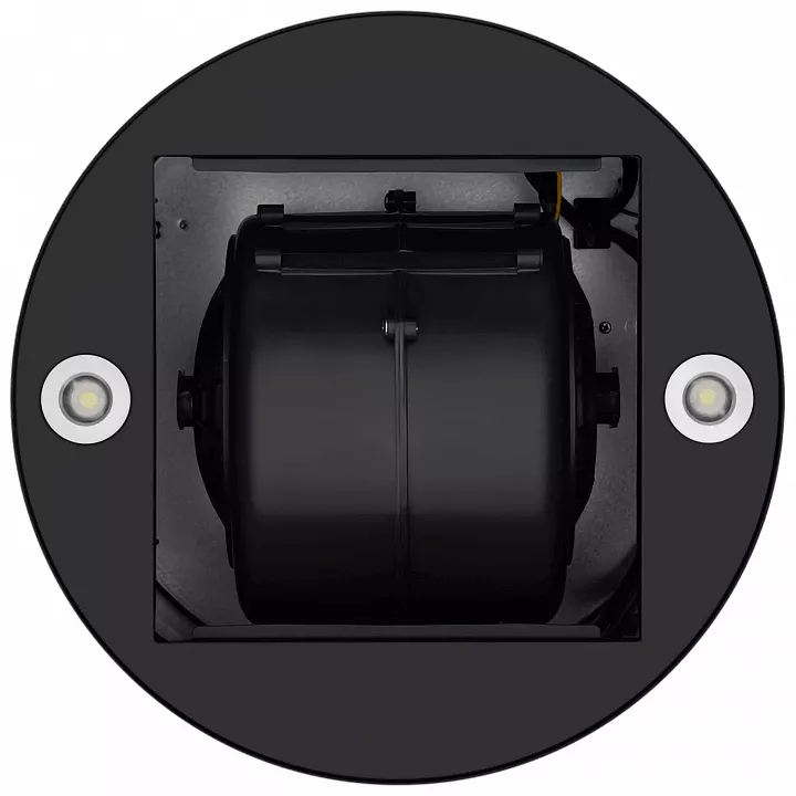 Островная цилиндрическая вытяжка MAUNFELD Lee Light Isla 35 Black