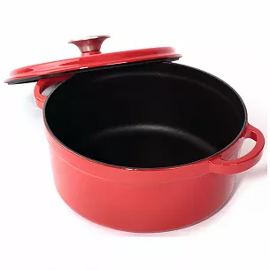Кастрюля с крышкой 24 см Korting K 1224 R