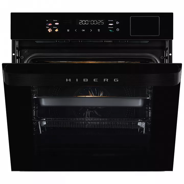 Электрический духовой шкаф с паром HIBERG S-VMF 6515 B SMART