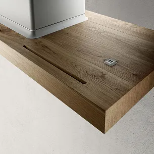 Островная Т-образная вытяжка Elica BIO ISLAND WH/A/120X53 ROVERE