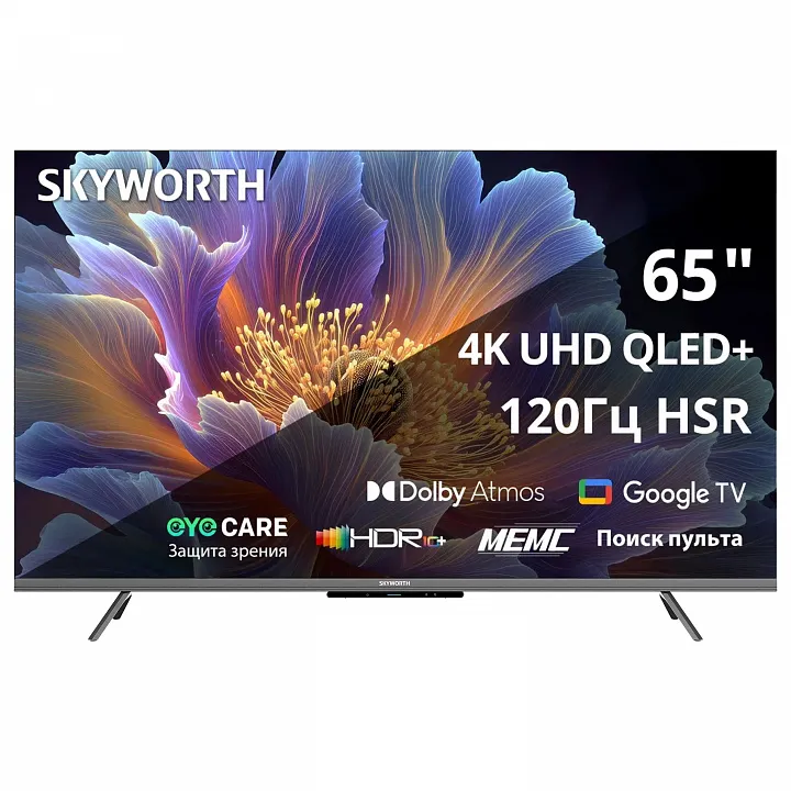 Телевизор Skyworth 65Q66H (2025) 65", 4K UHD, QLED