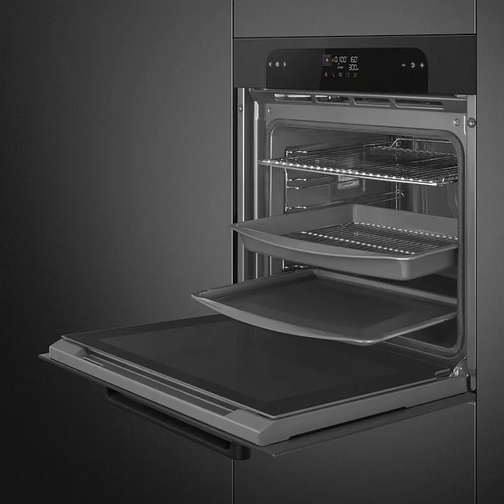 Электрический духовой шкаф Smeg SOP6202TB