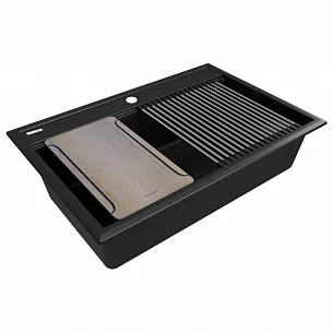 Кухонная мойка Paulmark STEPIA-MULTI SINK 80 BLM