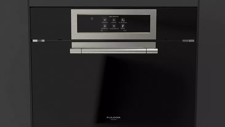 Компактный духовой шкаф с свч Fulgor Milano FCLCMO 4510 TEM BK