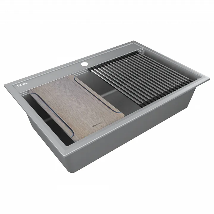Кухонная мойка Paulmark STEPIA-MULTI SINK 80 GRM