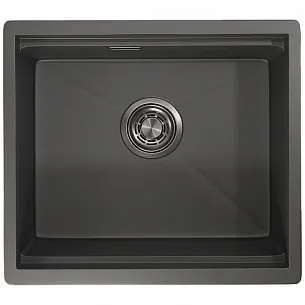 Кухонная мойка GRANULA KS-5045U, Графит матовый