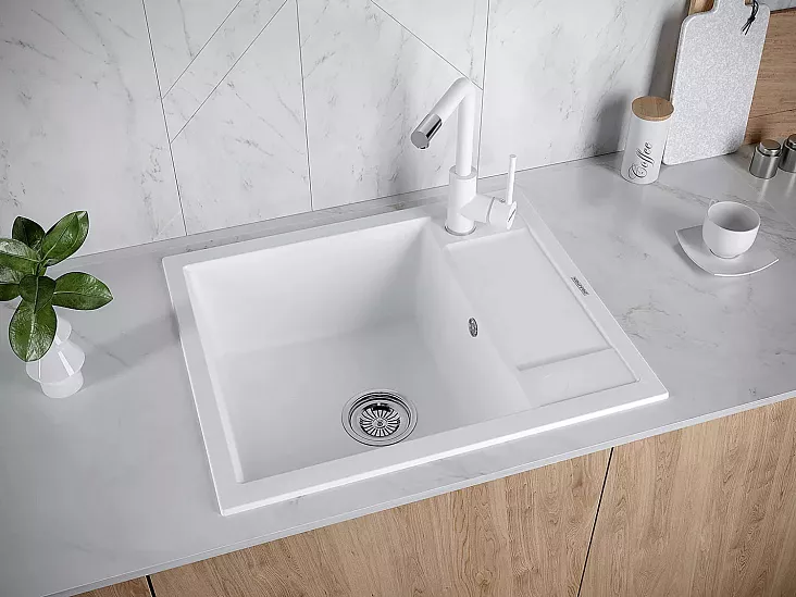 Кухонная мойка Paulmark FLUGEN 50-600 WH