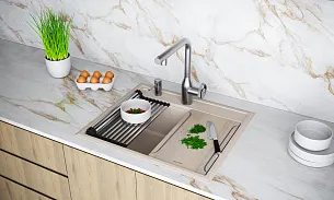 Кухонная мойка Paulmark STEPIA-MULTI SINK 60 LA