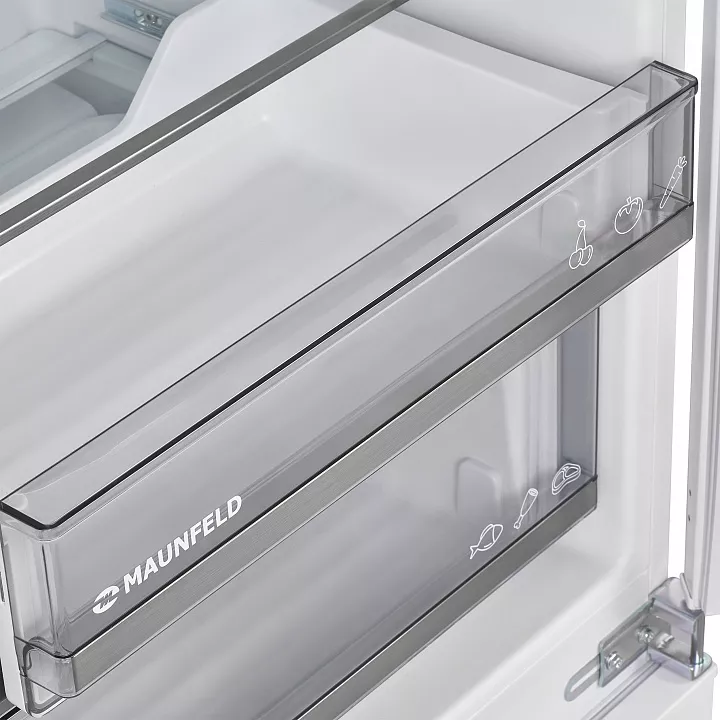 Встраиваемый холодильник-морозильник MAUNFELD MBF177NFFWGR Inverter