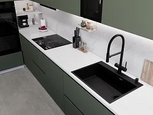 Кухонная мойка EMAR EMB-660(TOP) PVD Black