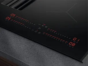 Индукционная варочная панель с вытяжкой AEG NCH84B03AB