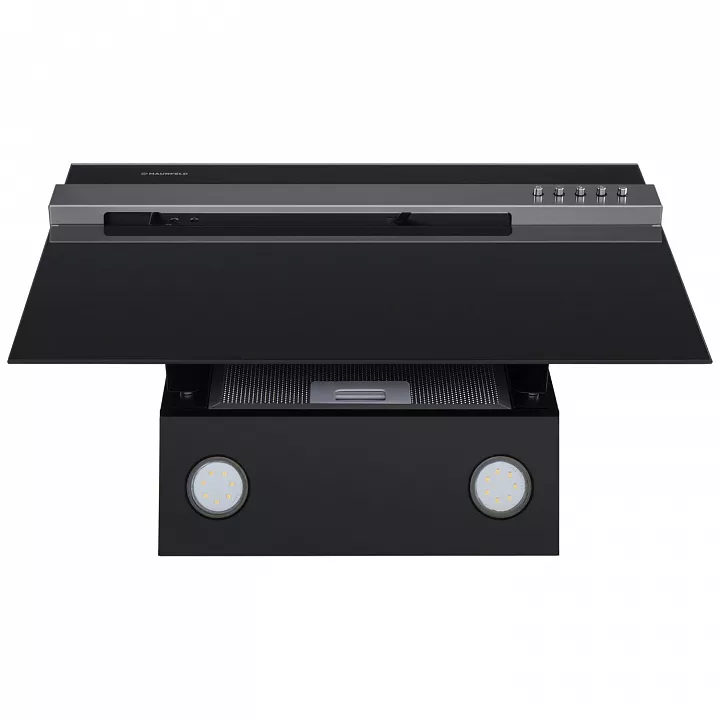 Наклонная вытяжка MAUNFELD Bridge Line 60 Black Stripe Inox