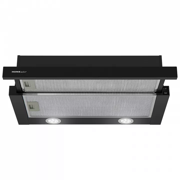 Вытяжка с выдвижным экраном HOMSair Flat 60 Black