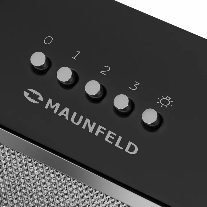 Полновстраиваемая вытяжка MAUNFELD Bay 45 Push Чёрный