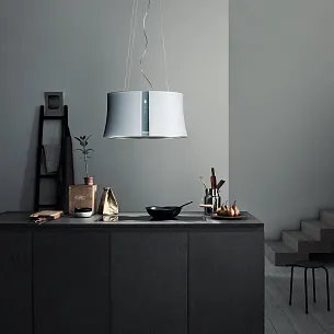 Островная вытяжка Falmec ZEPHIRO E.ION IS. GLASS WHITE 67