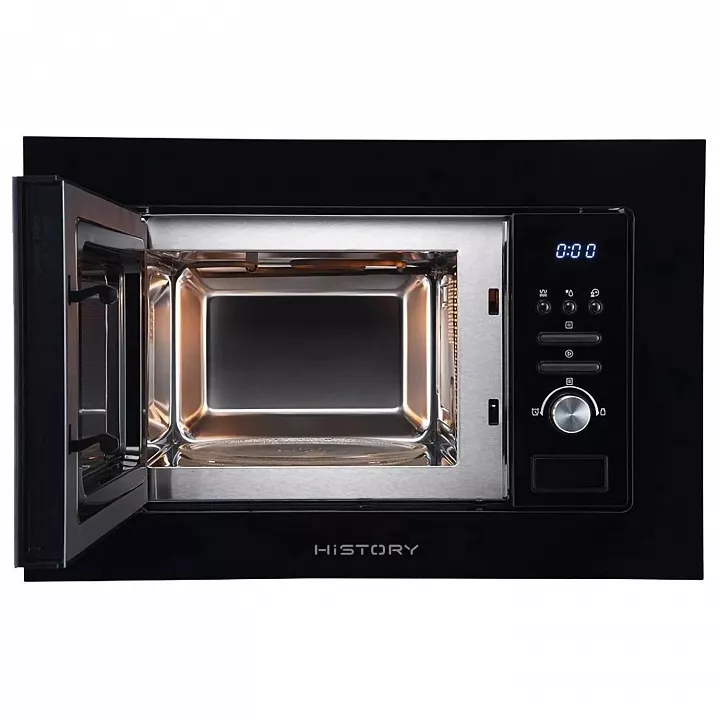 Встраиваемая микроволновая печь HiSTORY MIH 28BG MBK