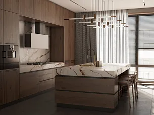 Смеситель для кухни OMOIKIRI Kanto-LG