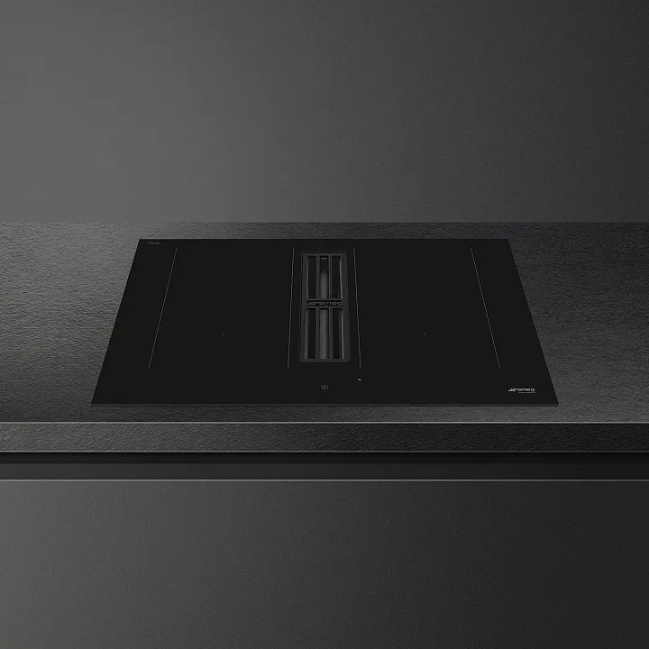 Индукционная варочная панель с вытяжкой Smeg HOBD472D2