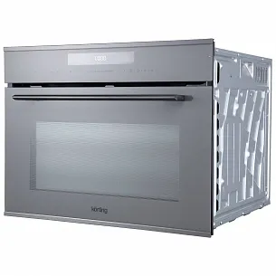 Компактный духовой шкаф с свч Korting OKB 3250 GBXGr MW