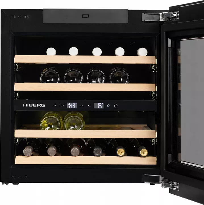 Встраиваемый винный шкаф HIBERG ROYAL W 60