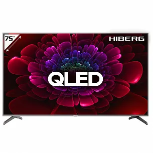 Телевизор HIBERG QLED 75Y (2021) 75″, 4K UHD, QLED