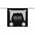 Вертикальная вытяжка Krona DOMENIKA 600 BLACK/INOX S