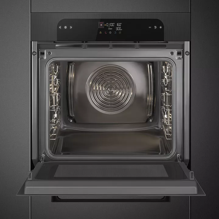 Электрический духовой шкаф с свч Smeg SO6202M2B