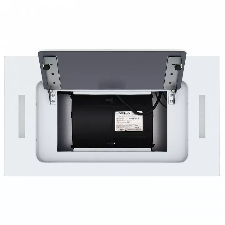 Полновстраиваемая вытяжка HOMSair Crocus Push 52 White
