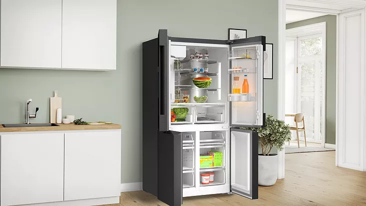 Холодильник-морозильник Cross Door BOSCH KFI96AXEA