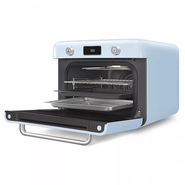 Настольный духовой шкаф с паром SMEG COF01PBEU