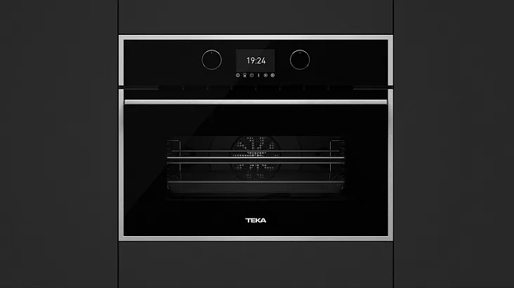Компактный духовой шкаф с свч Teka HLC 847 C BLACK-SS