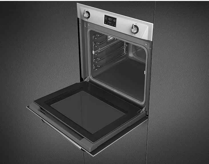 Электрический духовой шкаф с паром Smeg SOP6902S2PX