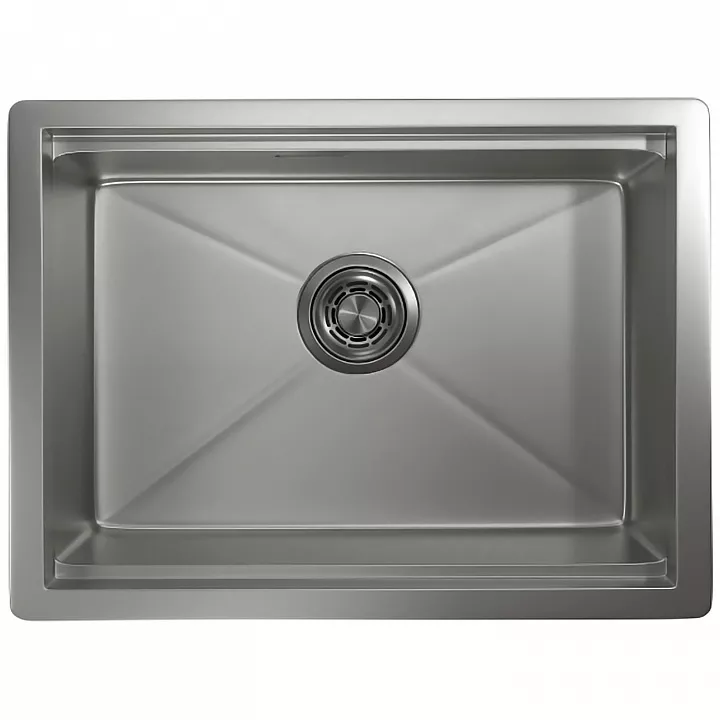 Кухонная мойка GRANULA KS-6045U, Сталь матовая