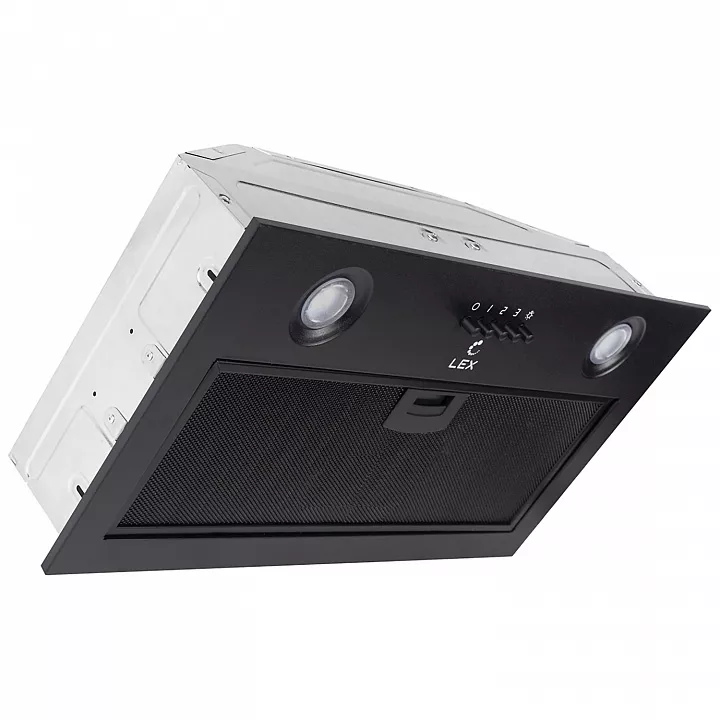 Полновстраиваемая вытяжка LEX GHOST 600 BLACK