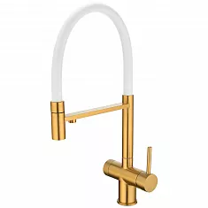 Смеситель для кухни EMAR ЕС-7024WHT