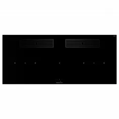 Индукционная варочная панель с вытяжкой Kuppersbusch KMI 12850.0 SR-S Black Chrome