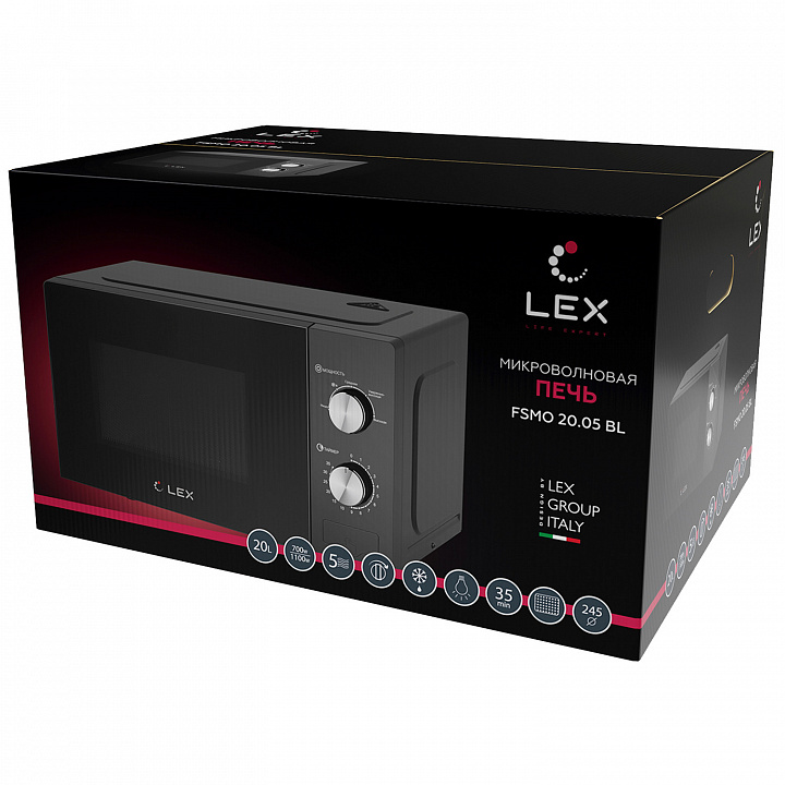 Микроволновая печь LEX FSMO 20.05 BL