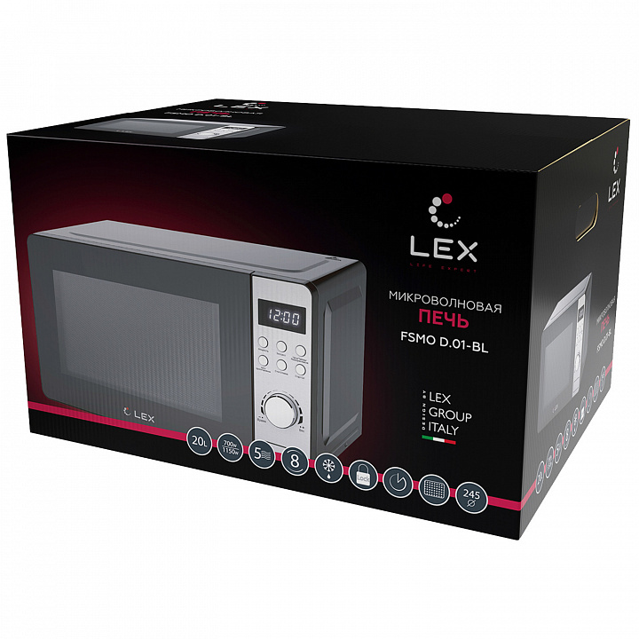 Микроволновая печь LEX FSMO D.01 BL