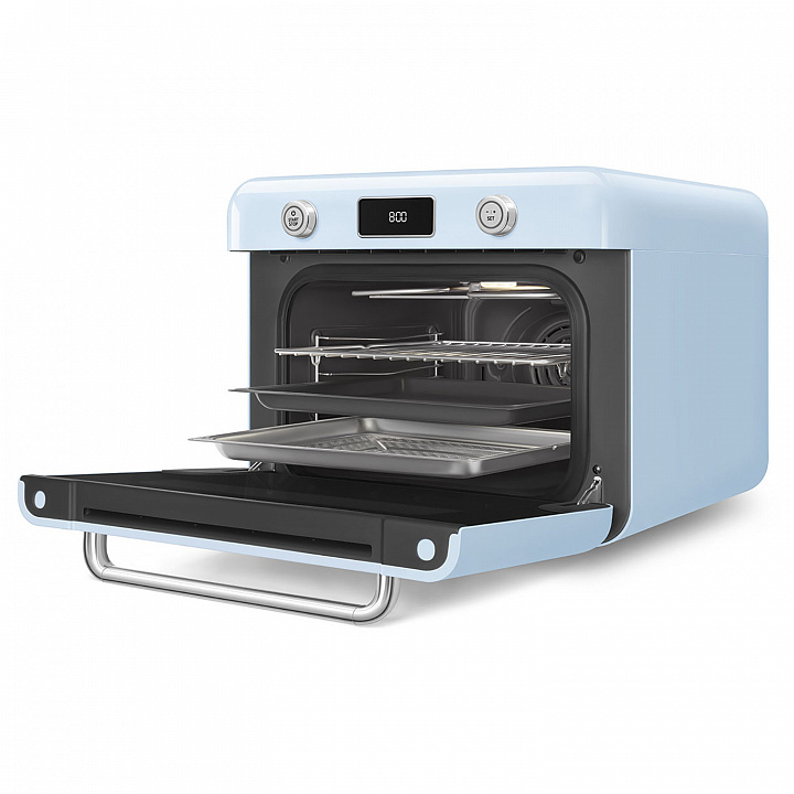 Настольный духовой шкаф с паром SMEG COF01PBEU